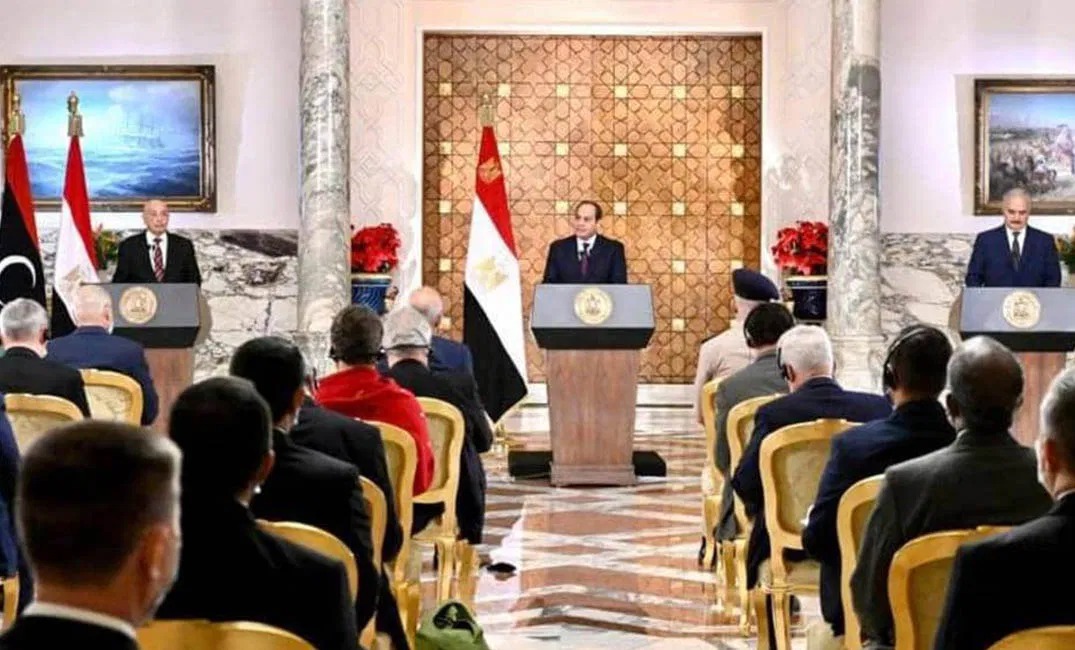 المنفي وحفتر وصالح في مصر.. لقاء حاسم والملف وزير الدفاع الليبي