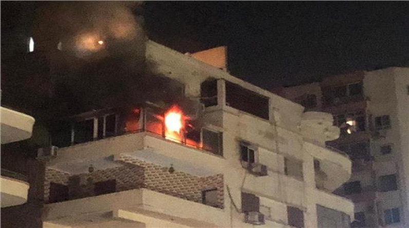إخماد حريق داخل شقة سكنية فى مصر القديمة دون إصابات