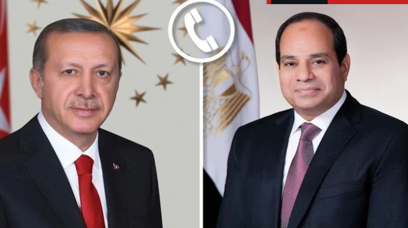 الرئاسة التركية: أردوغان يهاتف نظيره المصري ويشدد على إنهاء الإبادة الجماعية بغزة