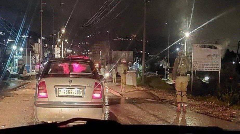 إصابة جنديين اثنين في عملية دهس قرب حاجز زعترة جنوب نابلس