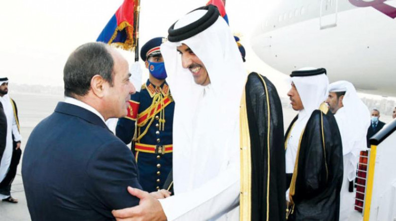 ميدل إيست آي: التقارب المصري القطري يعكس تحولات المنطقة بعد حرب أوكرانيا