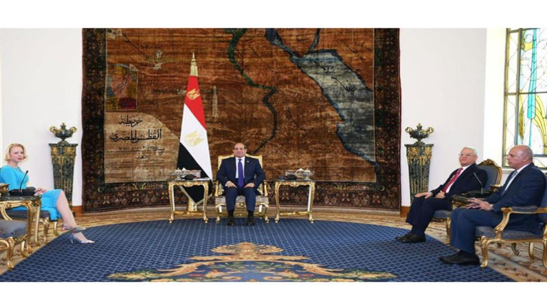 السيسي: إقامة الدولة الفلسطينية "الضمانة الوحيدة" لتحقيق السلام الإقليمي